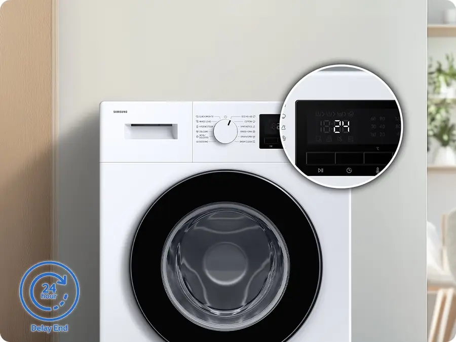 Delay End Funktion der Samsung Waschmaschine