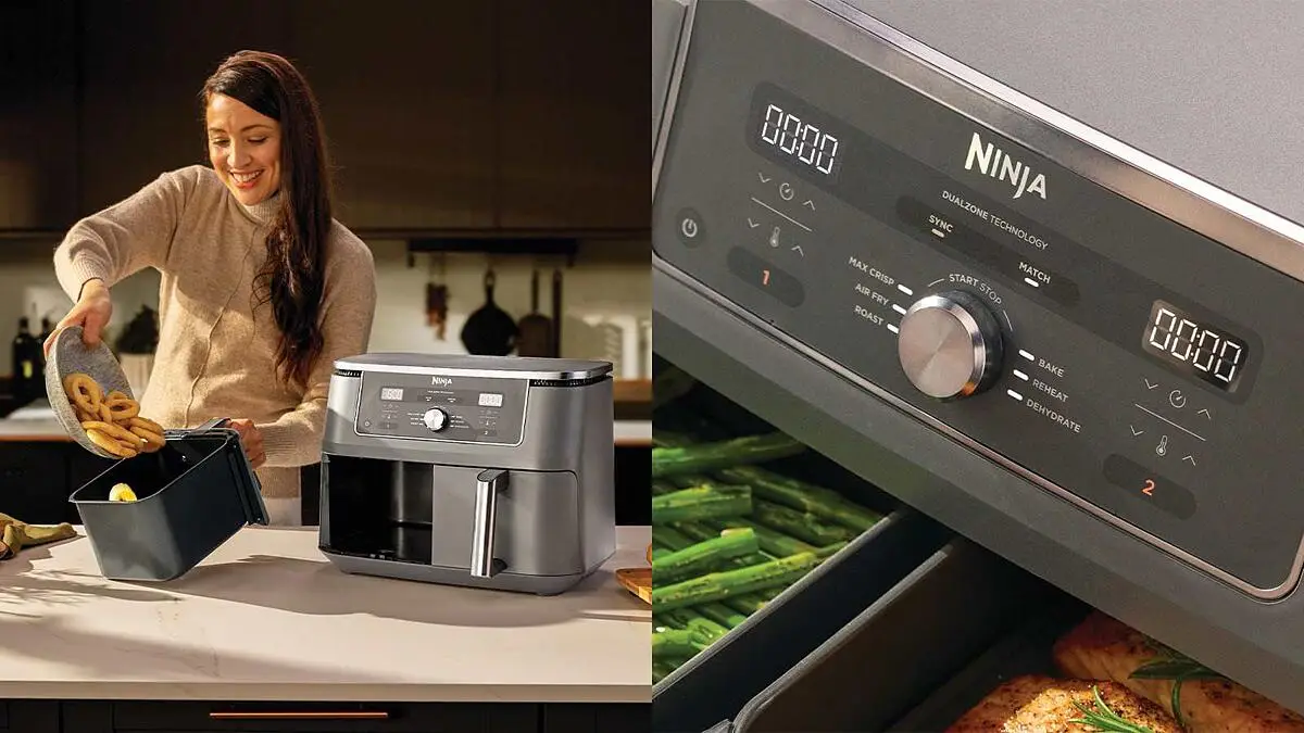 Touch Display der Ninja DZ400UK Max Air Fryer