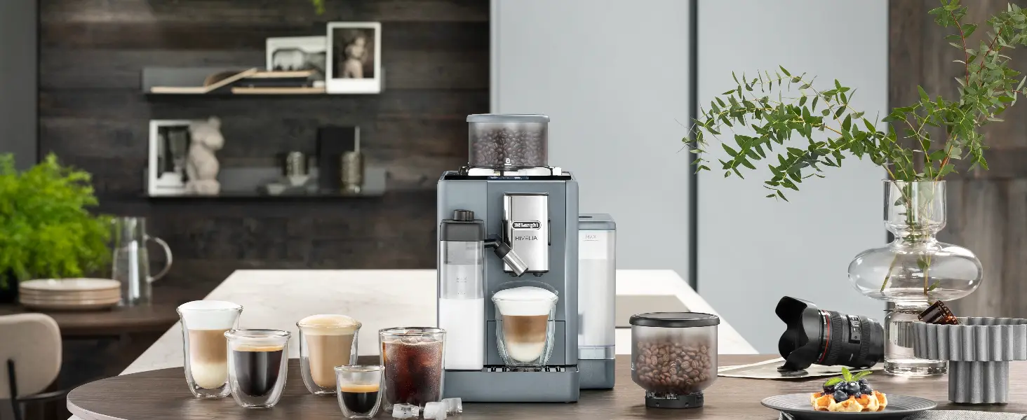 Frisch gemahlener Kaffee mit der DeLonghi Rivelia