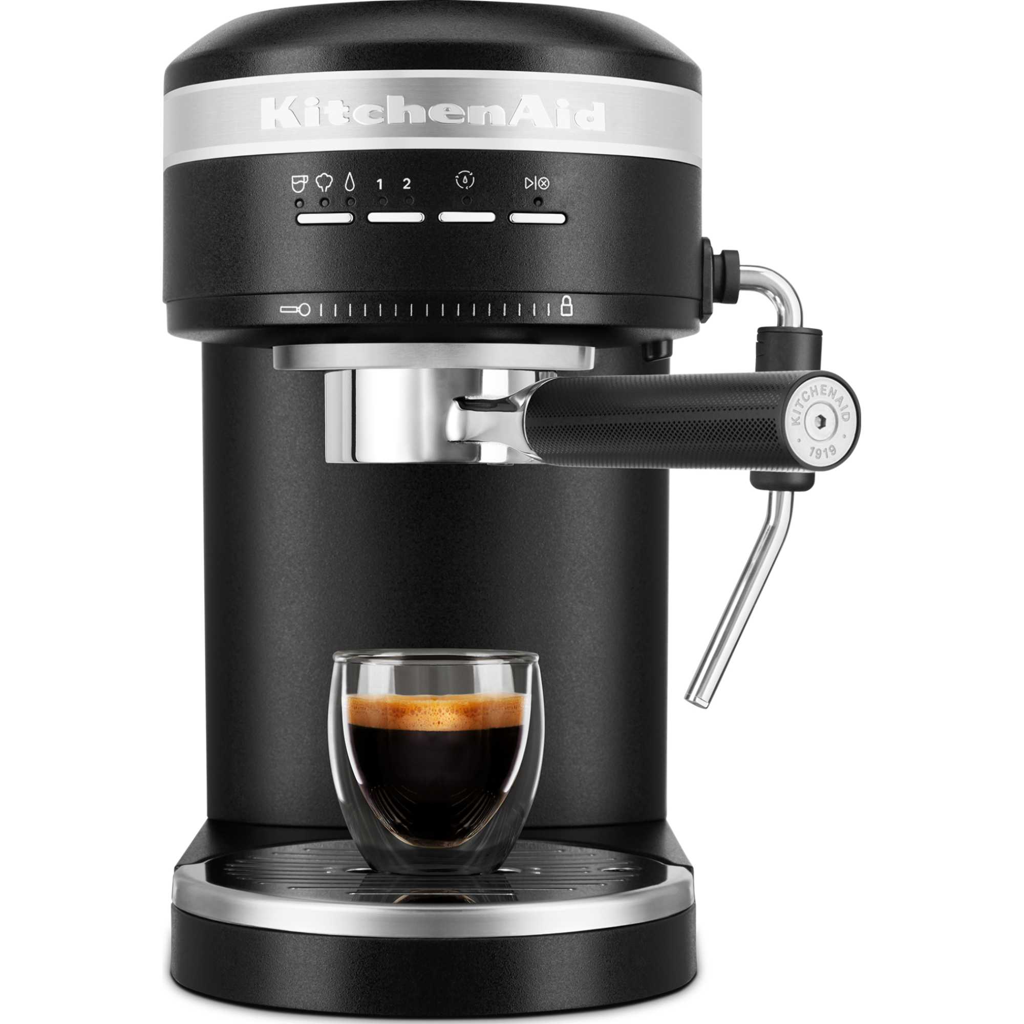 01._205KES6503BBK KitchenAid 5KES6503BBK Artisan Espresso Machine - Black – Bild 1