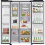 Samsung RS70F64KETEU Bespoke AI Serie 6 American Style Kühl-Gefrierkombination – 640 L – Silber – Bild 2